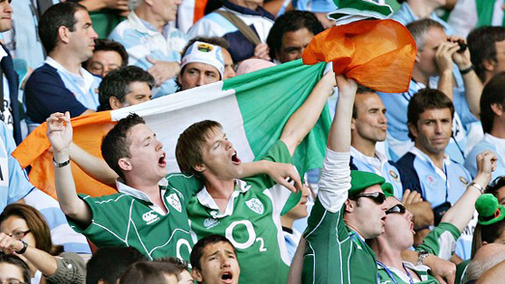 болельщики сборной Ирландии